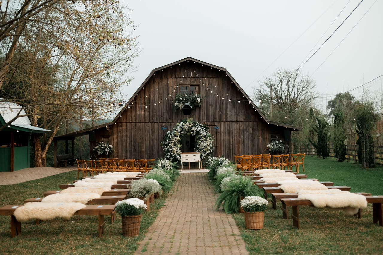 Cerimônia de casamento ao ar livre na Serra Gaúcha - 1